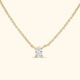 Ovale Diamant Ketting 0.3 ct | 14 Karaat Goud