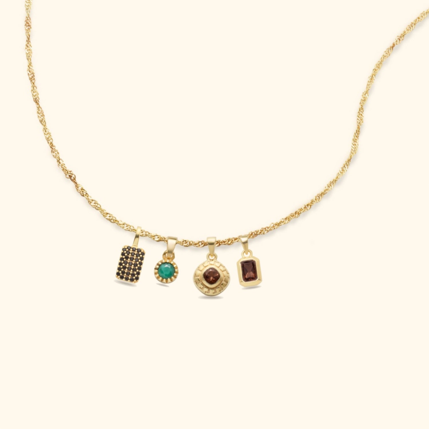 Ketting met gedraaide schakel