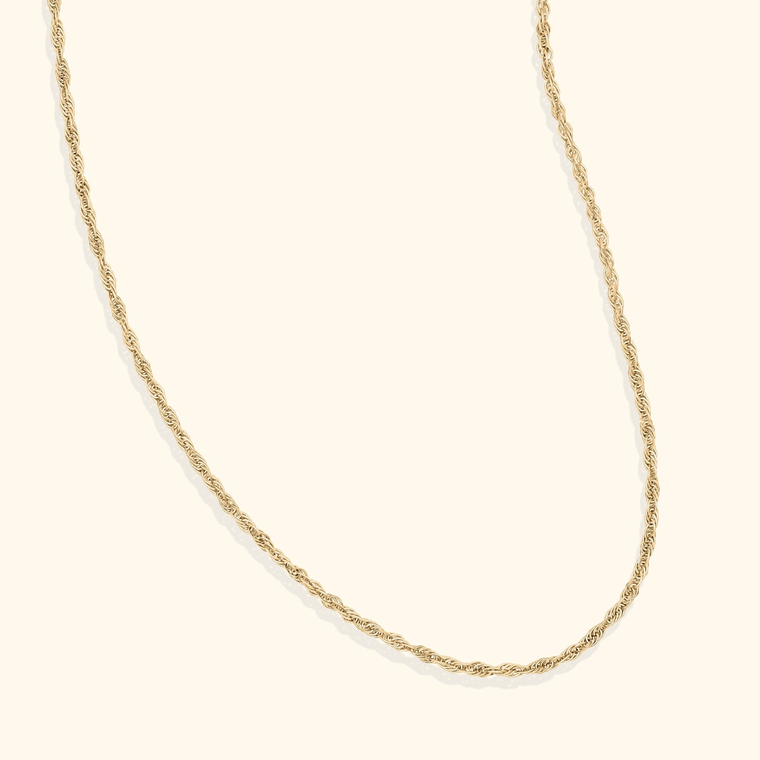 14K Gouden Ketting | Rope 1.5 mm | 45 cm